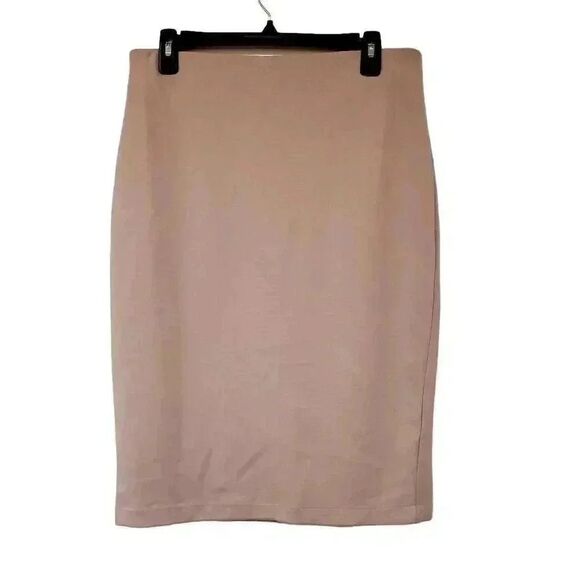Philosophy Women's Pink Poly/Rayon/Spandex Knit Pencil Straight Skirt - Picture 3 of 11